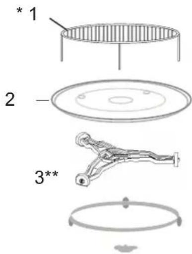 AMICA 80200 - INSTALLATION DU PLATEAU ROTATIF - 1