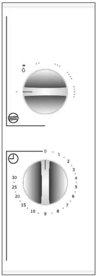 AMICA MW 13146 W - Bedieningspaneel en zijn elementen - 1