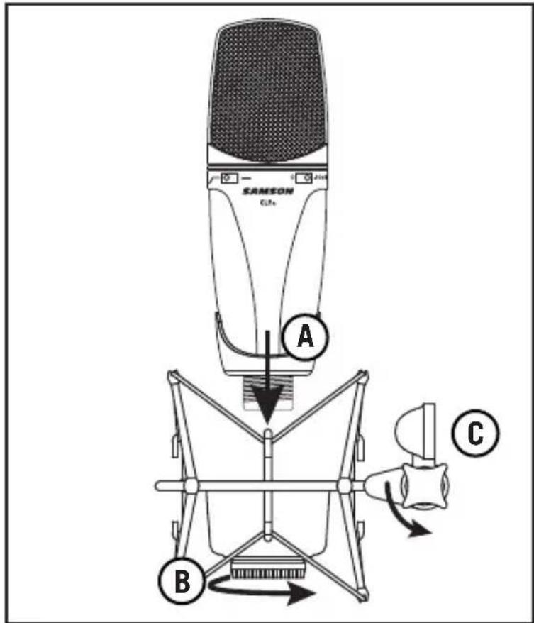 SAMSON CL8a - Optional SPO1 shockmount - 1