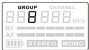 LD Systems MEI 100 G2 B6 - Opciones de la pantalla LCD: - 1