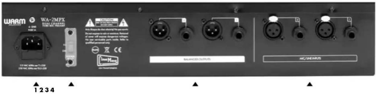 Warm Audio WA2MPX - WA-2MPX — PANEL FRONTAL [DOBLE CANAL] - 2