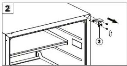 Zephyr Presrv PRR24C01ASOD - Inverser l'ouverture de la porte de votre appareil - 2