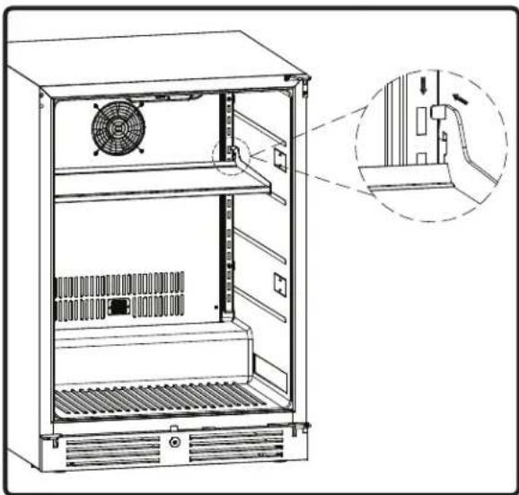 Zephyr Presrv PRR24C01ASOD - Removing the Glass Shelves - 1