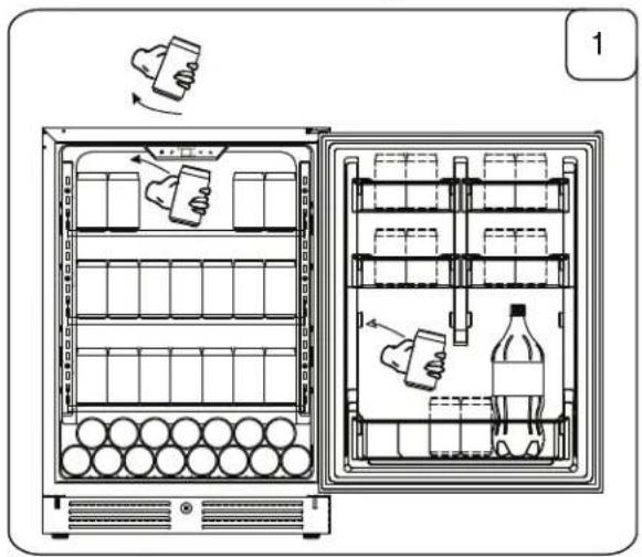 Zephyr Presrv PRR24C01ASOD - Installing the Optional Caster Wheel Accessory - 1