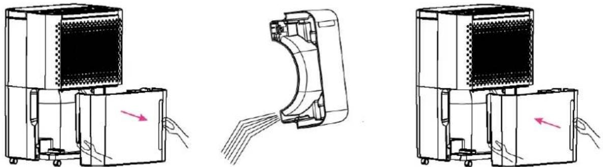 Emerio DH127350.1 - Empty the water tank - 1