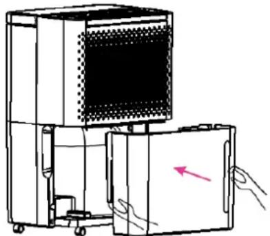 Emerio DH127350.1 - Den Wassertank entleeren. - 3
