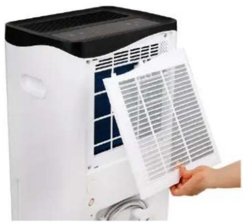 Emerio DH127489.1 - Cleaning the air filter (every two weeks) - 2