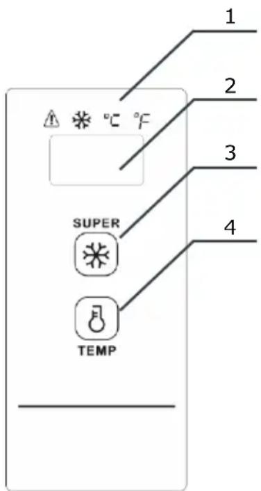 AMICA GT 313 101 W - Appliance controls - 1