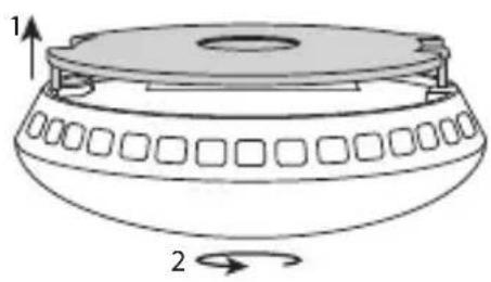 Emos P56500 - Mounting plate installation - 1