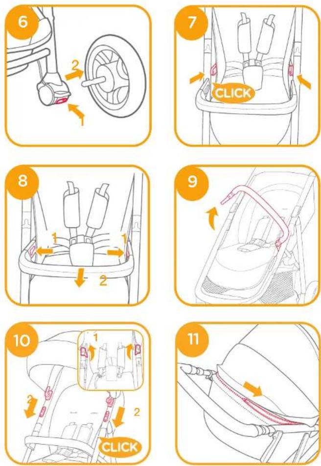 Joie Mytrax Pro - IMPORTANT - READ CAREFULLY AND KEEP FOR FUTURE REFERENCE. - 2