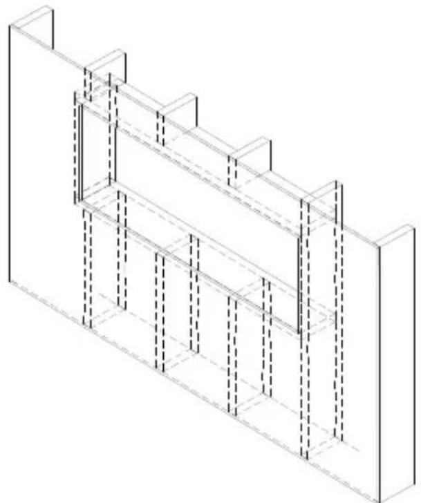 DIMPLEX Prism - Unterputz-Einbau - 200mm tief - 1