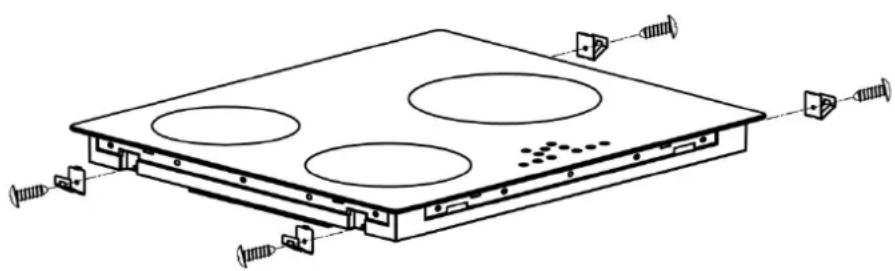 CONTINENTAL EDISON CETI3B3T2 - Locating the fixing brackets - 2
