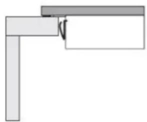CONTINENTAL EDISON CETI3B3T2 - Locating the fixing brackets - 1