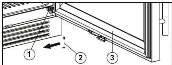 Zephyr Presrv PRB24C01CBSG - Reversing the Door Swing of Your Appliance - 2
