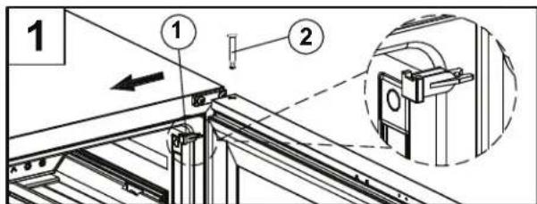 Zephyr Presrv PRB24C01CBSG - Reversing the Door Swing of Your Appliance - 1