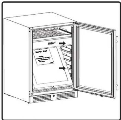 Zephyr Presrv PRB24C01CBSG - Installation d'étagère quart de verre rétractable - 1