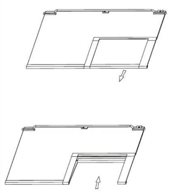 Zephyr Presrv PRB24C01CBSG - Utilisation de l'étagère quart de verre rétractable - 2