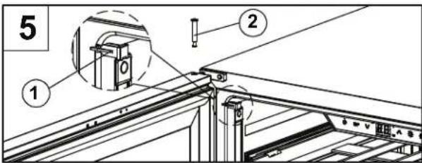 Zephyr Presrv PRB24C01CBSG - Reversing the Door Swing of Your Appliance - 3