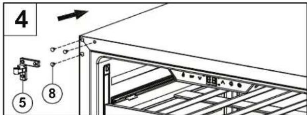 Zephyr Presrv PRB24C01CBSG - Reversing the Door Swing of Your Appliance - 1