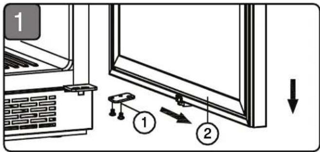 Zephyr Presrv PRB24C01CPG - Inverser l'ouverture de la porte de votre appareil - 1