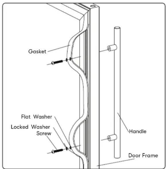 Zephyr Presrv PRB24C01CPG - Installing the Handle - 1