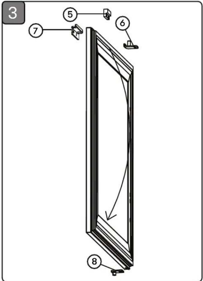 Zephyr Presrv PRB24C01CPG - Inverser l'ouverture de la porte de votre appareil - 3