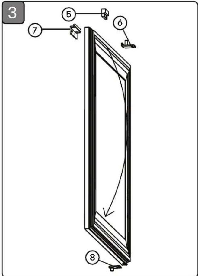 Zephyr Presrv PRB24C01CPG - Reversing the Door Swing of Your Appliance - 3