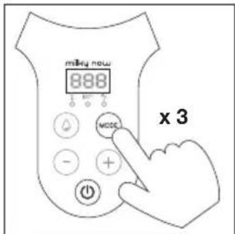 BABYMOOV Milky Now - FUNCIÓN 3. HMIPIAR FÁCILMENTE SU PREPARADOR DE BIBERONES - 1