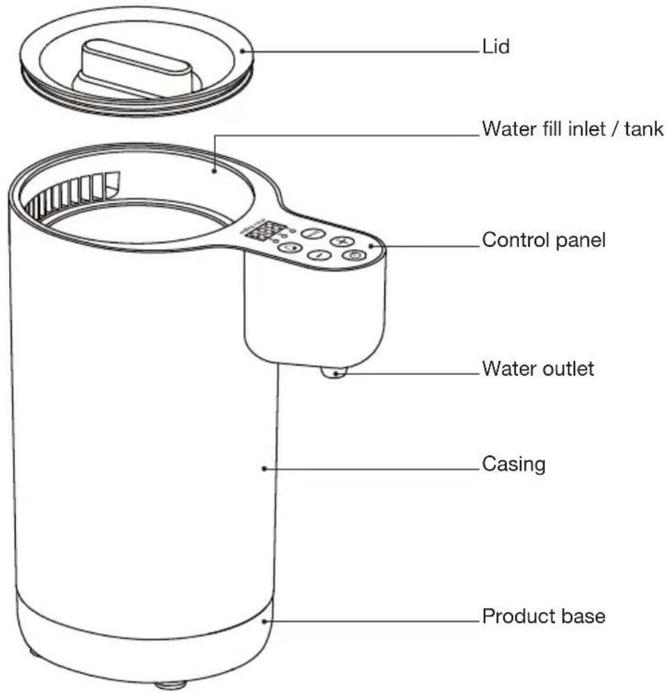 BABYMOOV Milky Now - READ ALL THE ATTACHED INSTRUCTIONS CAREFULLY BEFORE USING THE BABY BOTTLE WATER HEATER. - 1