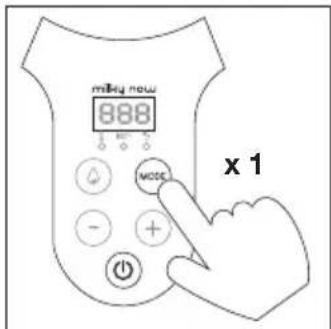 BABYMOOV Milky Now - MELEGÍTÉSI HÖMÉRSÉKLET KIVÁLASZTÁSA ÉS A MELEGENTARTÁSA - 1