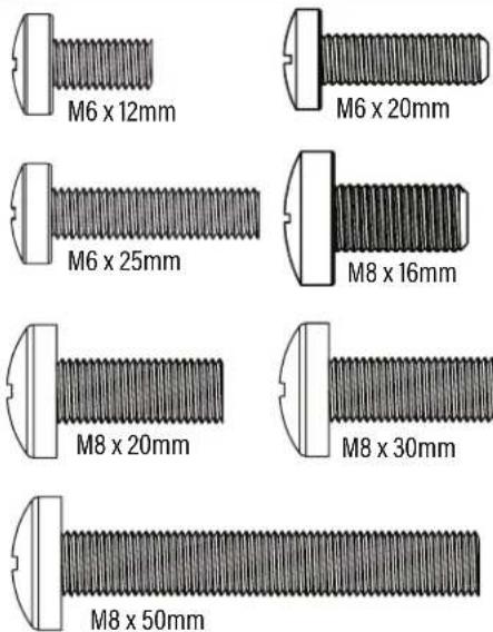 SANUS VODLF125B2 - Supplied Parts and Hardware - 3