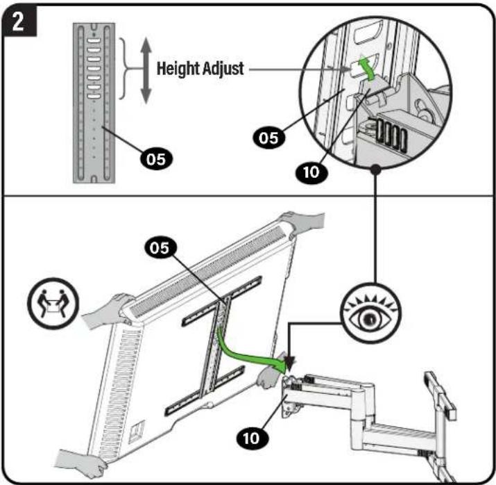 2 Height Adjust 05 05 10 05 10