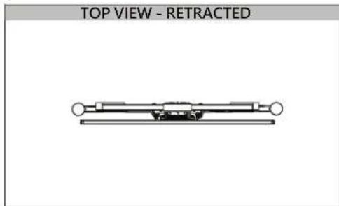 TOP VIEW - RETRACTED