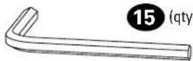 SANUS VODLF125B2 - Supplied Parts and Hardware - 11