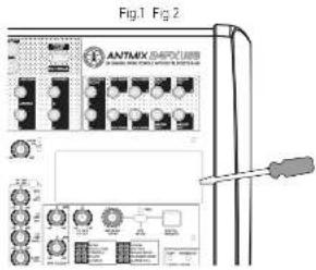 ANT Antmix 24FX USB - INSTALLATION DES CARTES - 1
