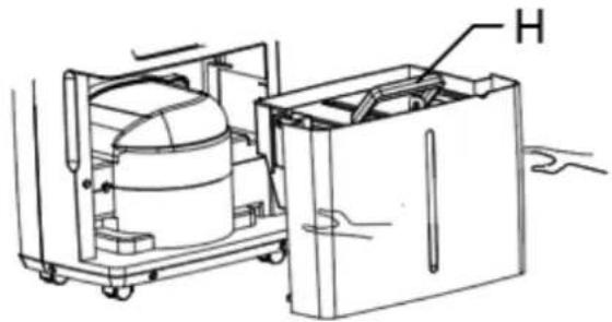 Emerio DH127463.1 - Den Wassertank entleeren. - 1