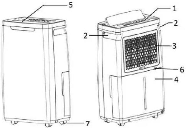 Emerio DH127463.1 - DESCRIZIONE DEI COMPONENTI - 1