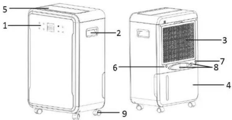 Emerio DH124928.1 - PARTS DESCRIPTION - 1