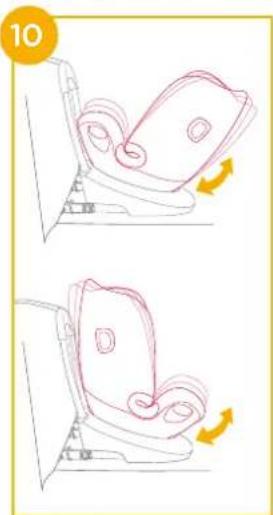Joie iSpin Grow - Recline Adjustment - 2