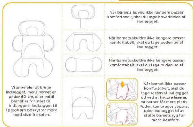 Joie iSpin Grow - Brug indlaegget til spaedbørn - 2