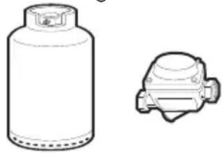 SMEG BG91N2 - Raccordement au gaz liquide - 1