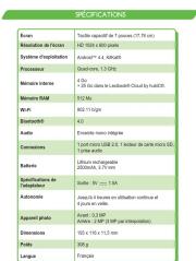 LEXIBOOK LexiTab Fluo - 10
