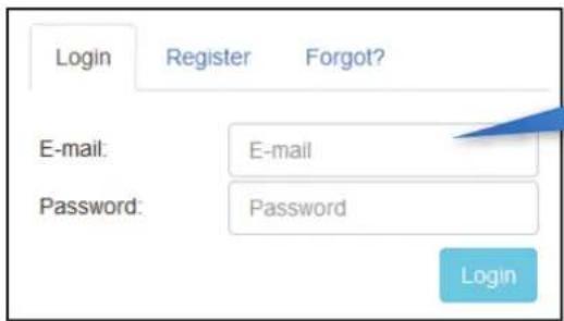 Login Register Forgot? E-mail: E-mail Password: Password Login