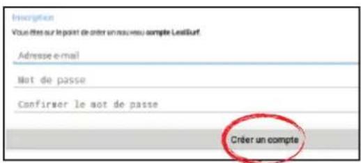 Inscription Vous êtes sur le point de order un nouveau compte LedlSurf. Adresse e-mail Met de passe Confirmer le aot de passe Créder un compte