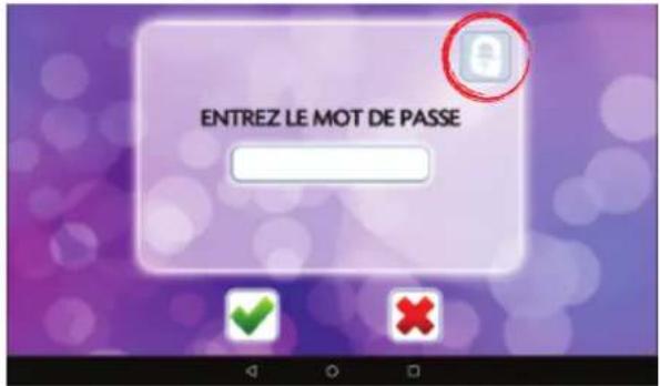 ENTREZ LE MOT DE PASSE