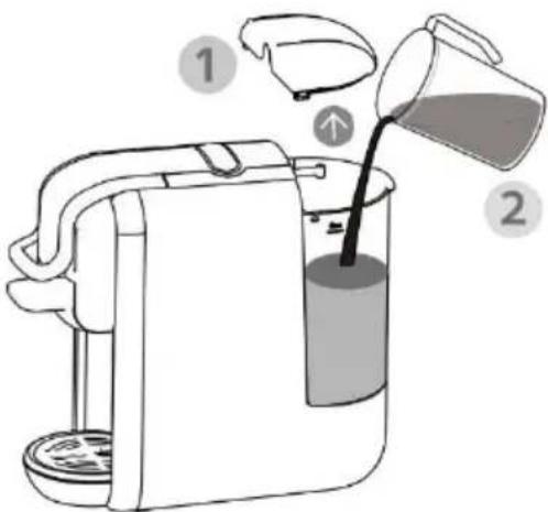 Efbe-Schott SC MCM 5000 - Llenar el depósito con agua fresca: - 2
