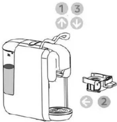 Efbe-Schott SC MCM 5000 - Füllen Sie den Adapter mit Kaffee: - 5