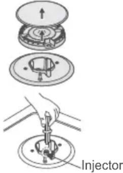 SIGNATURE STG3VN - Change the injector of the burners. - 1
