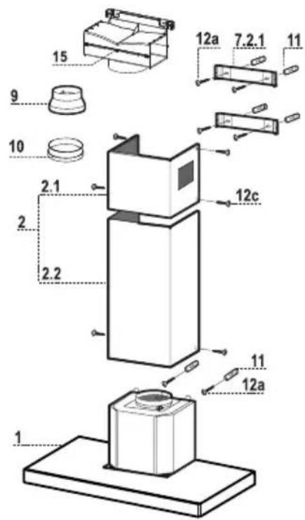 FALCON FHDSF1100BL - REINIGING VAN DE ZELFDRAGENDE METALEN VETFILTERS - 3