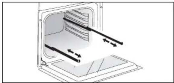 DE DIETRICH DP8785X - INSTALLATION ET DEMONTAGE DES RAILS COULISSANTS - 1